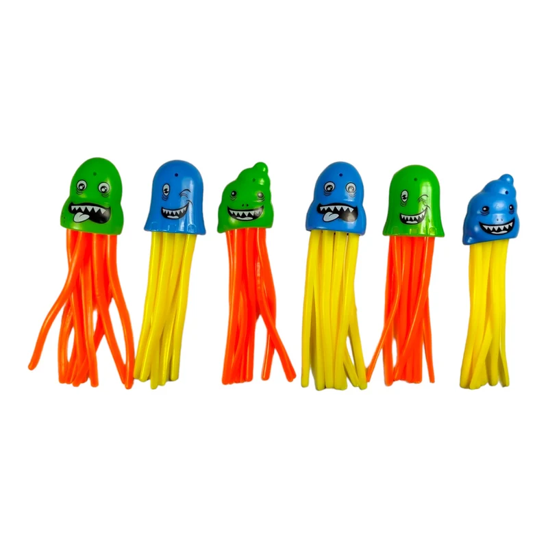 Splash Oktopus Tauchspiel Tauchringe für Kinder im 6er-Set