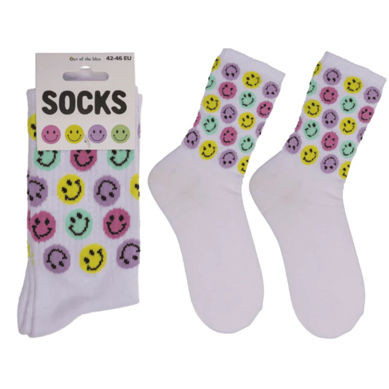 Be Happy Smile Tennis Socken in 42-46