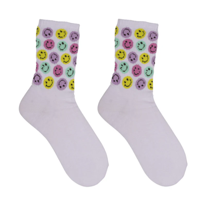 Be Happy Smile Tennis Socken in 38-42
