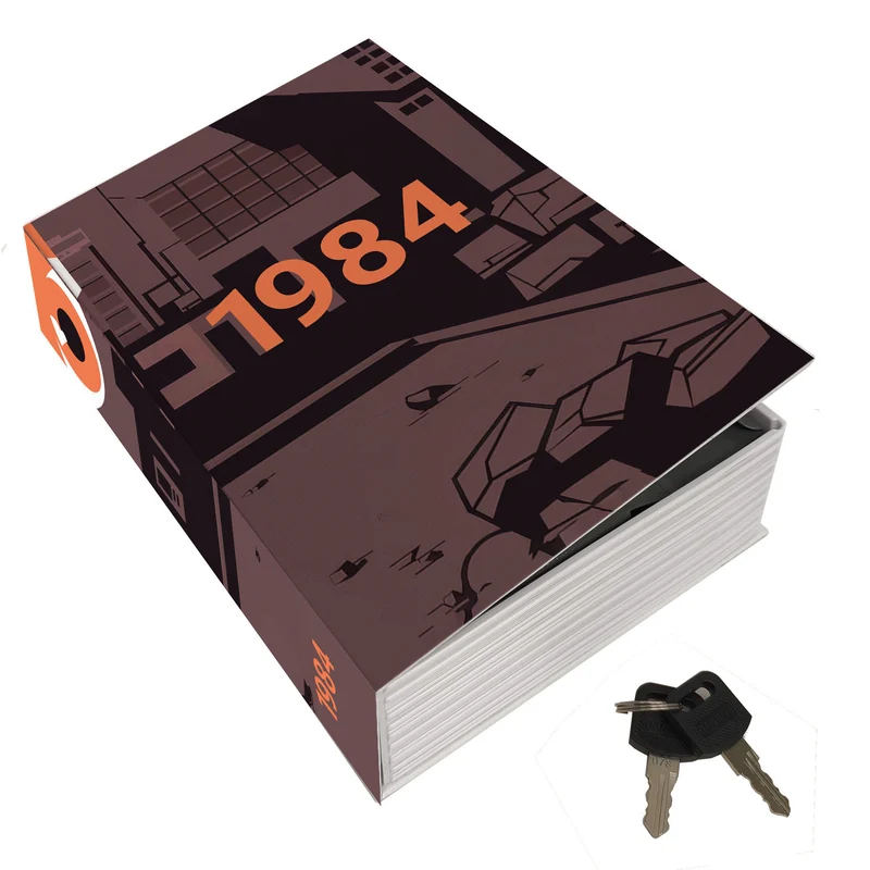 1984 Booksafe - Geheimversteck für dein Erspartes und Schätze