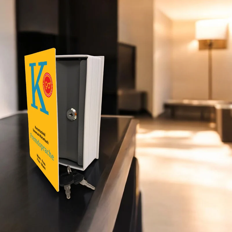 Kurzentscheid Booksafe - Geheimversteck für Wertsachen