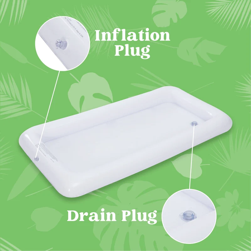Sloosh - Inflatable Serving Bars With Drain Plug, 3 Sets