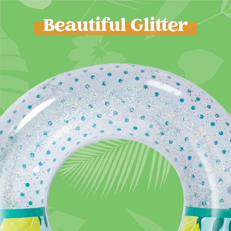 SLOOSH - Inflatable Pool Floats with Glitters, 3 Pcs