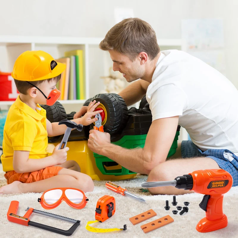 Construction Worker Play Tool Toys Set