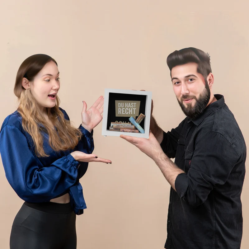 Du hast Recht Schatz Sprechblase Spardose