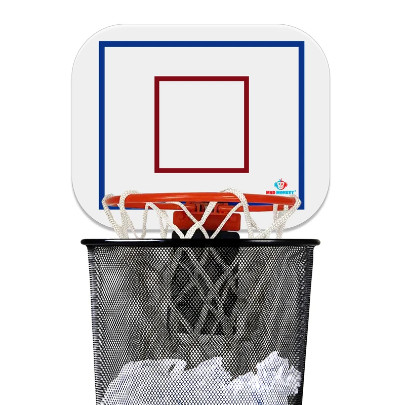 Basketball-Bürospiel für den Mülleimer