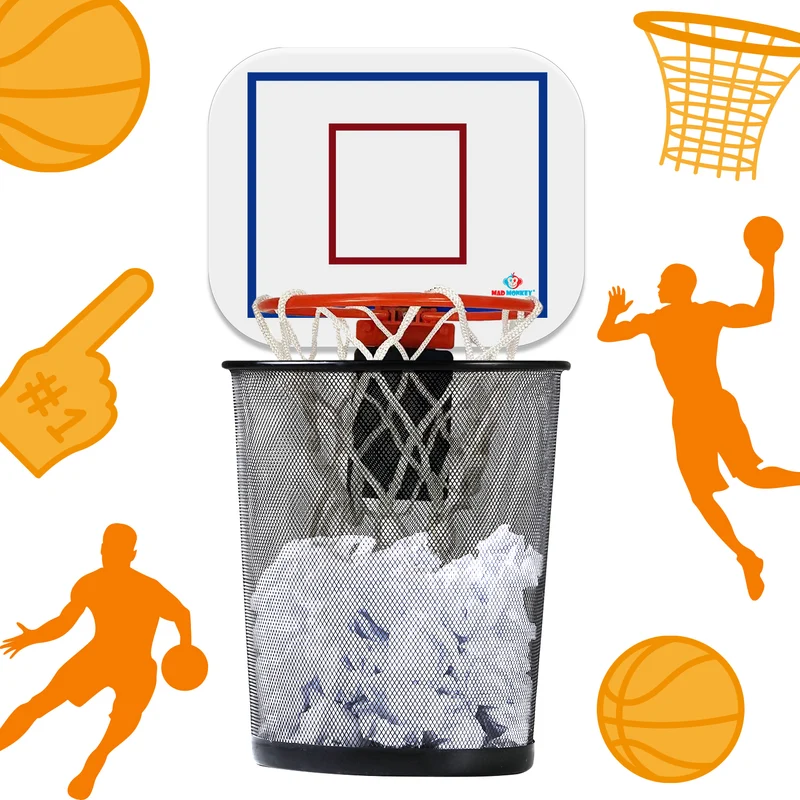 Basketball-Bürospiel für den Mülleimer