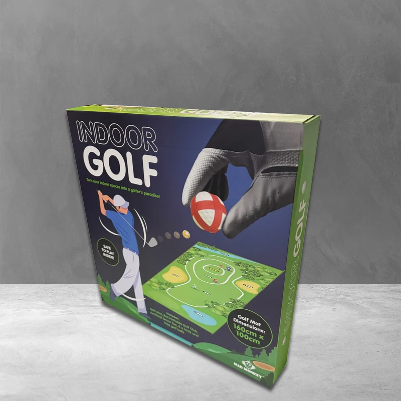 Indoor Golf Bürospiel mit Schläger und Bällen