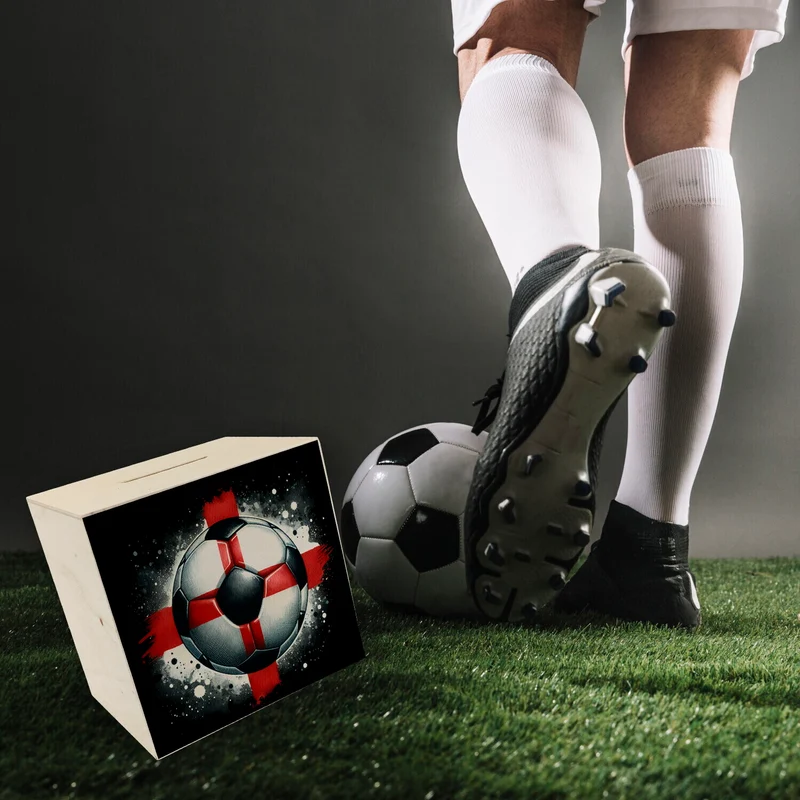 Fußball Englische Flagge Spardose