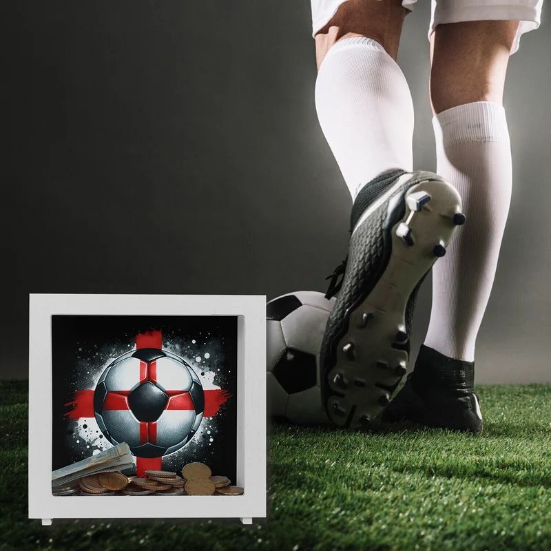 Fußball Englische Flagge Spardose