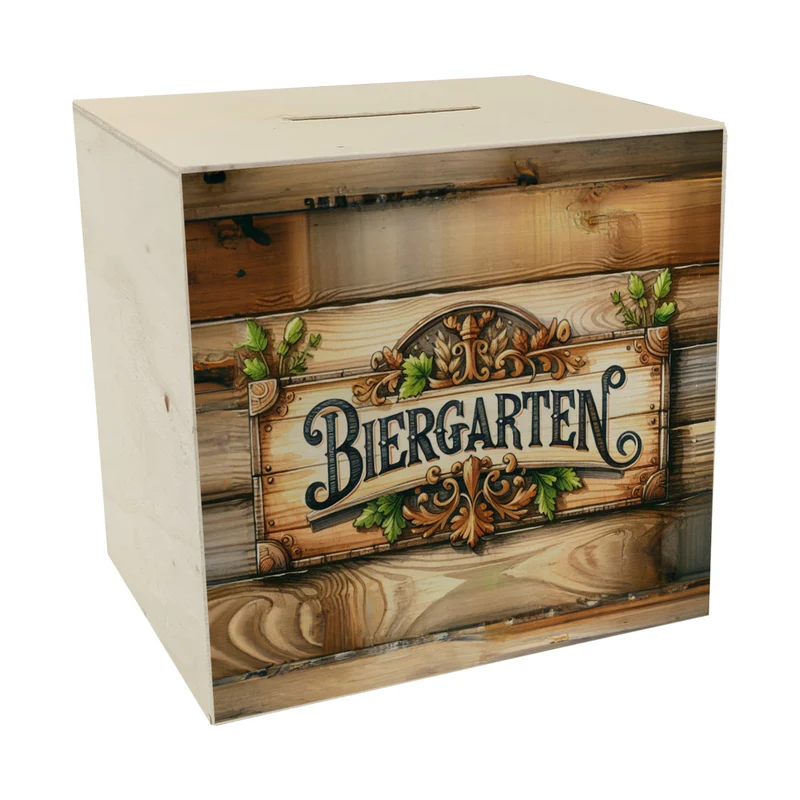 Biergarten Trinkgeld Spardose