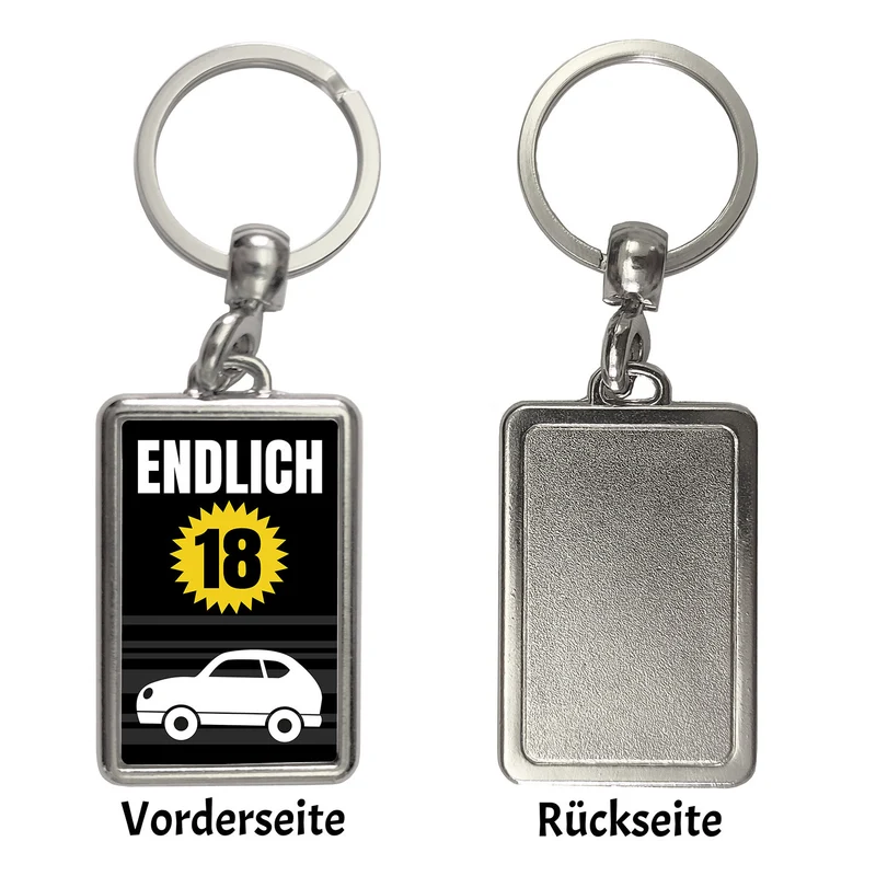 Endlich 18 Auto Schlüsselanhänger