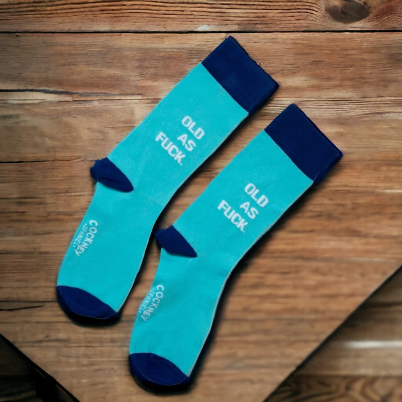 Old as fuck Socken Geschenkidee zum Geburtstag Geburtstagsstrümpfe in 39-46 im Paar