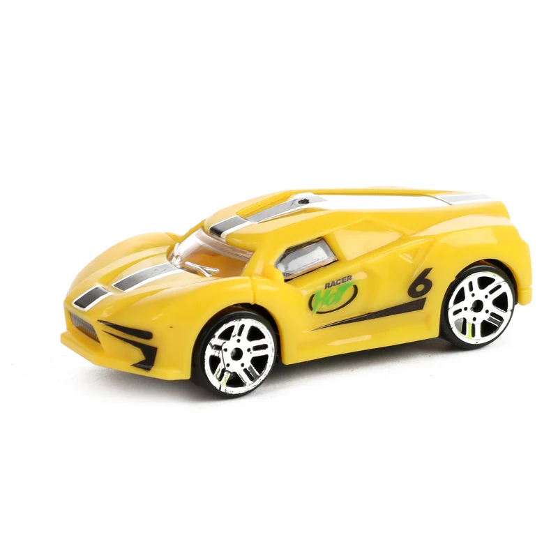 Autokoffer mit 4 Rennwagen und Spielzeugmatte für unterwegs
