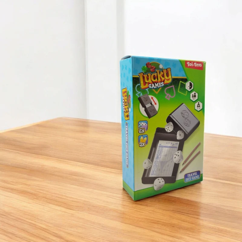 All-in-one Würfelspiel - Reise Spiel mit Transportbox