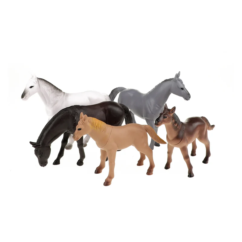Pferde Spielfiguren - Pferd Spielzeugtiere im 5er Set