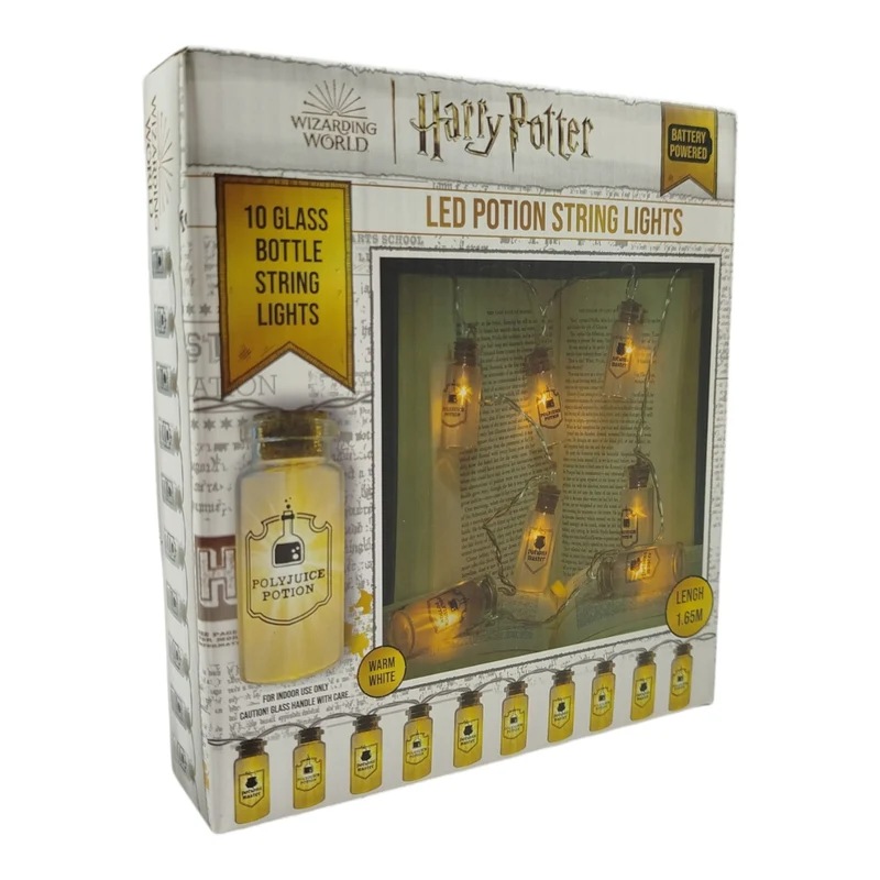Harry Potter Zaubertränke LED Lichterkette mit 10 Glas-Elementen