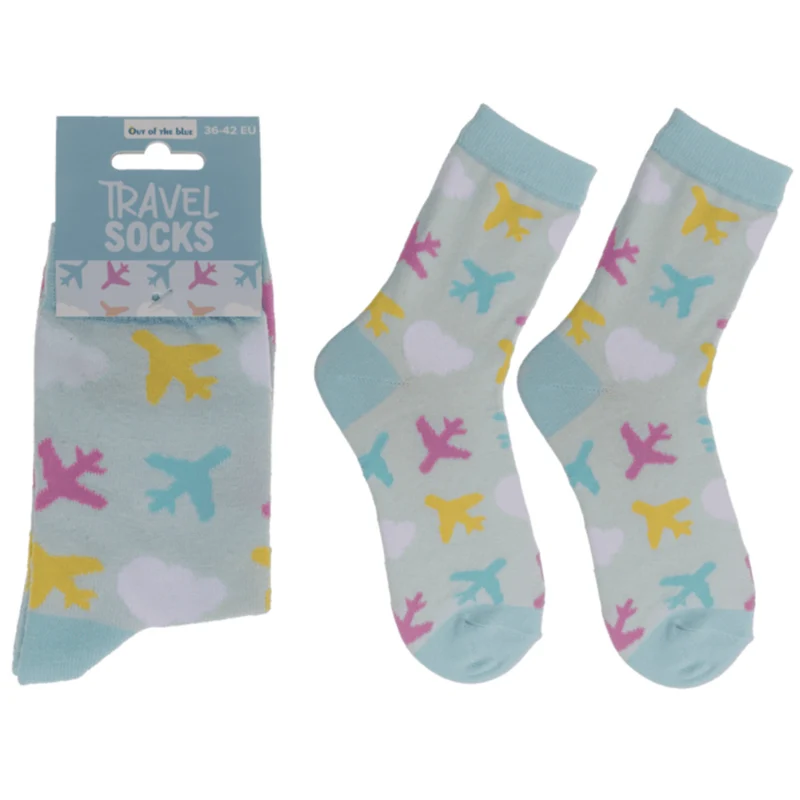 Flugzeug über den Wolken Socken in 36-42