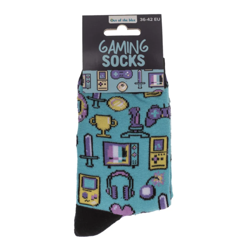 Pixel Gaming Zocker Socken in 36-42