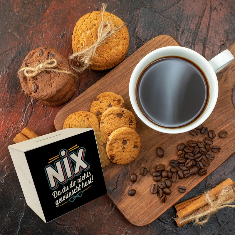 NIX Spardose - weil nichts gewünscht