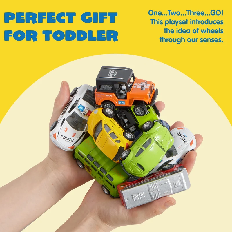 Die Cast Metal Toy Car Model Vehicle Set