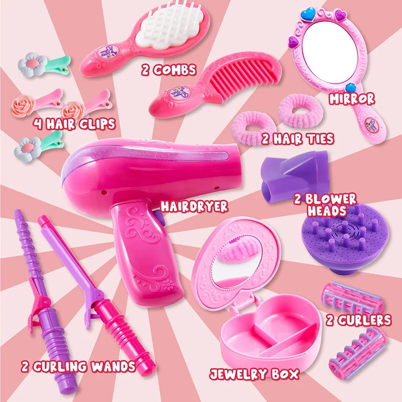 Little Girls Beauty Fashion Salon Pretend Play