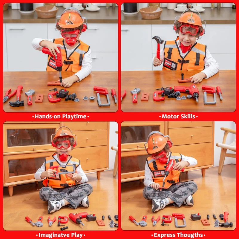 24 Piece Tool Set With Costume