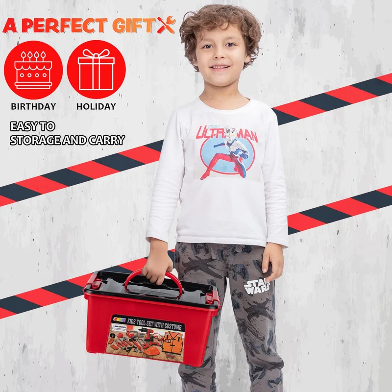 24 Piece Tool Set With Costume