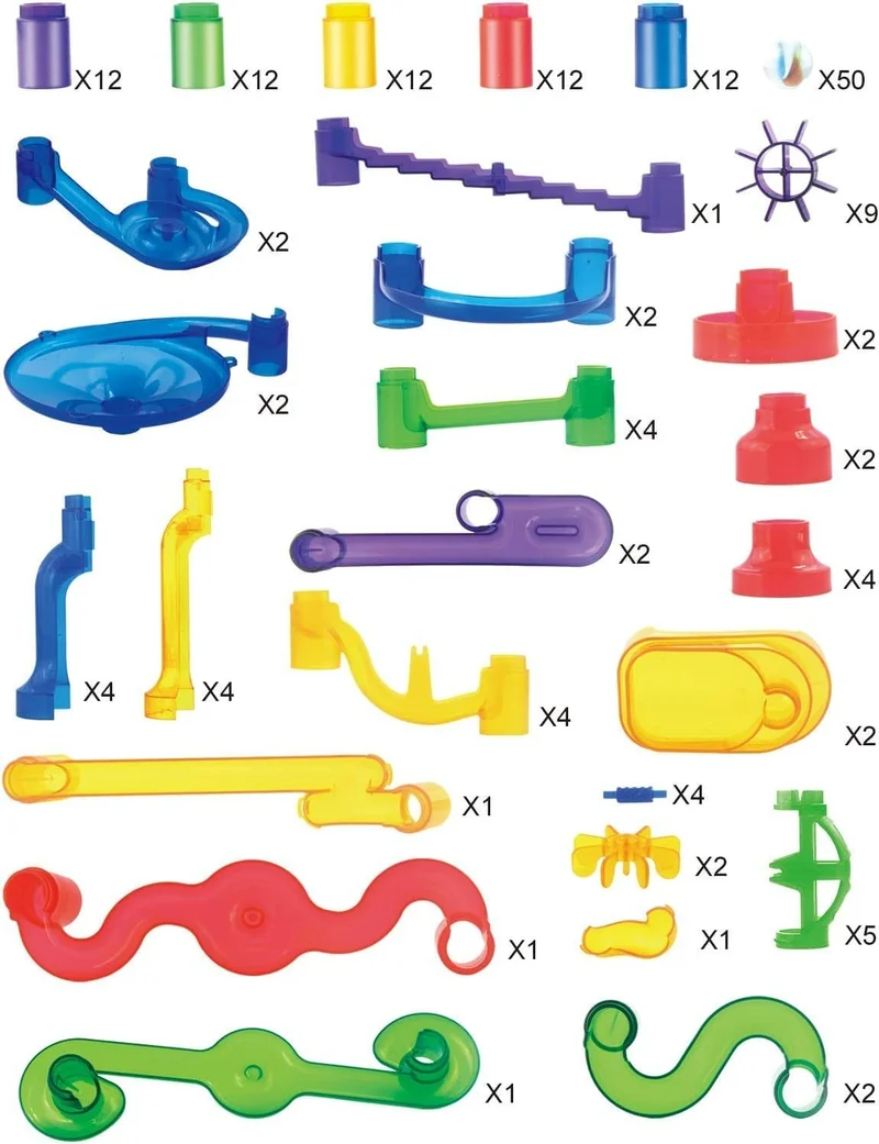 170Pcs Marble Run Premium Toy Set