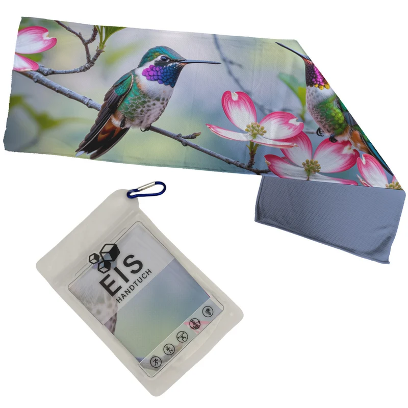Kolibri Hartriegelbaum Eishandtuch für Naturfans