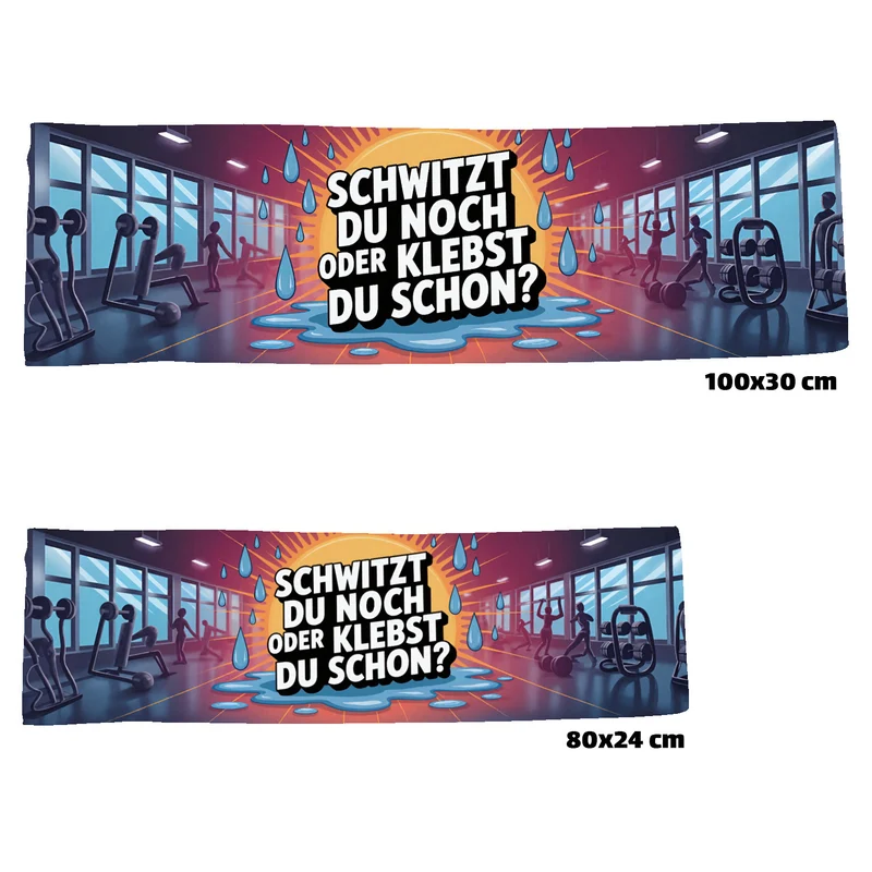 Schwitzt du noch oder klebst du schon? Eishandtuch für Sportler