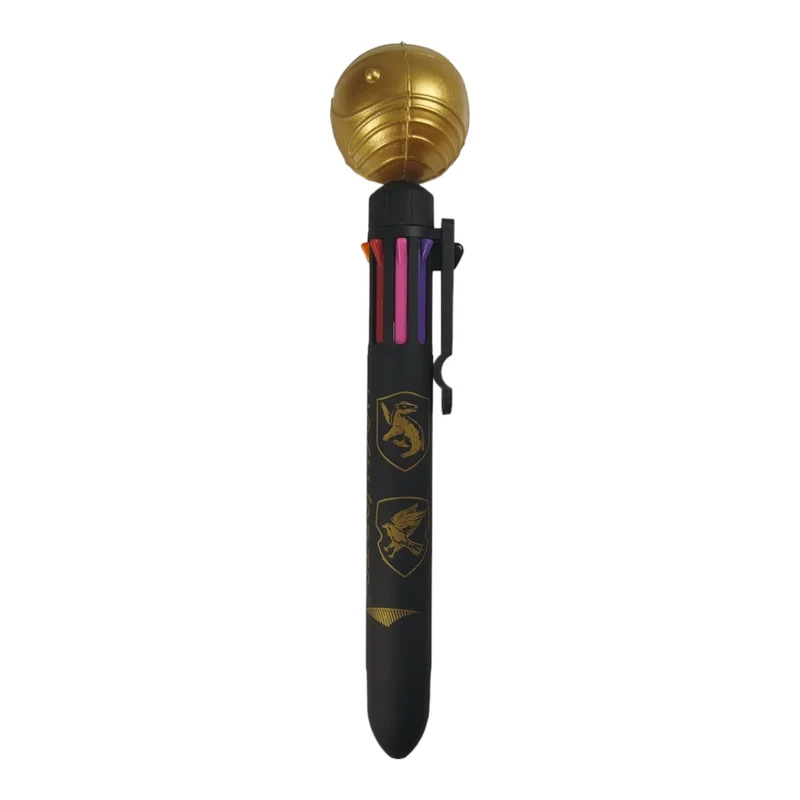 Harry Potter Hogwarts Goldener Schnatz Kugelschreiber mit 8 Farben