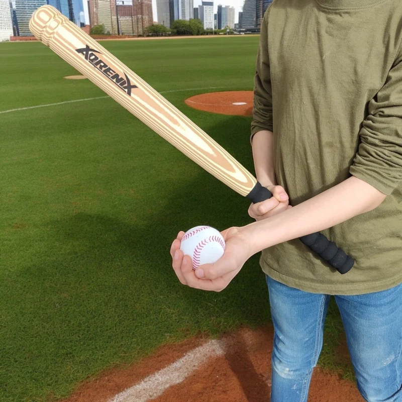 Spielzeug Baseballschläger mit Baseball im Set