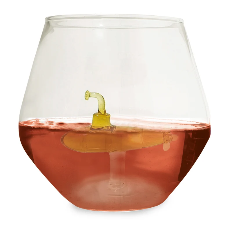 U-Boot Glas - Trinkglas mit Yellow Submarine