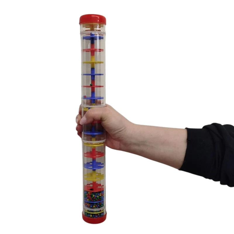 Musikspielzeug Regenmacher Kinder Regenstab in zufälliger Variante