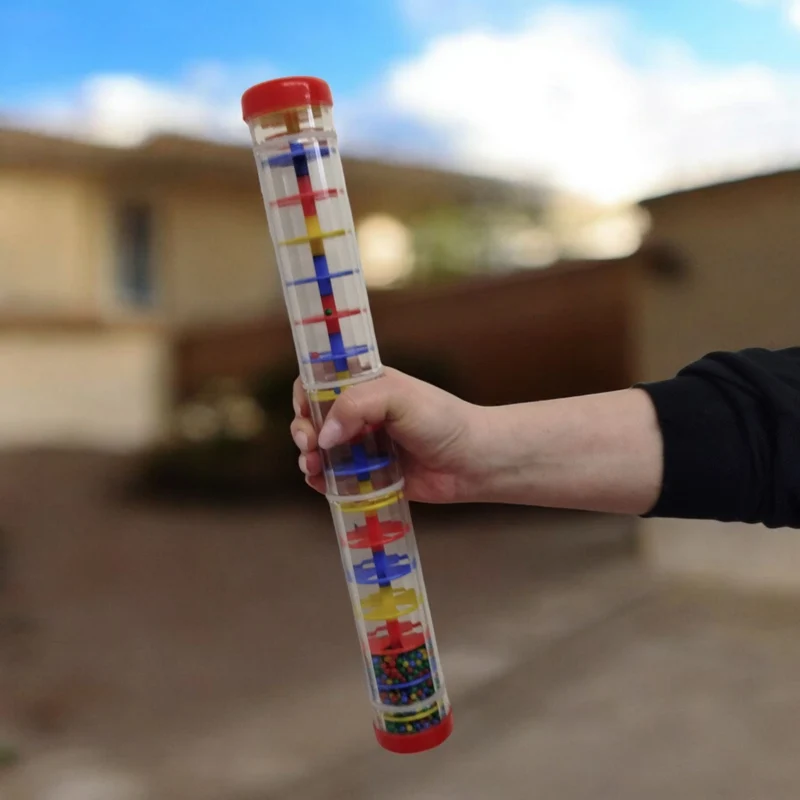 Musikspielzeug Regenmacher Kinder Regenstab in zufälliger Variante