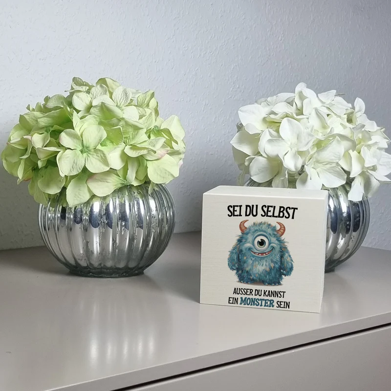 Sei du selbst außer du kannst ein Monster sein Spardose