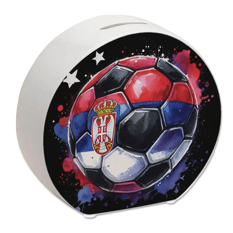 Fußball Serbien Flagge Spardose