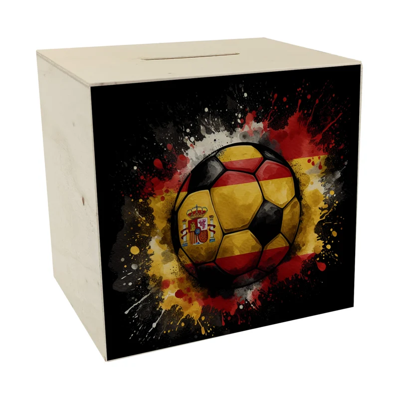 Fußball Spanien Flagge Spardose