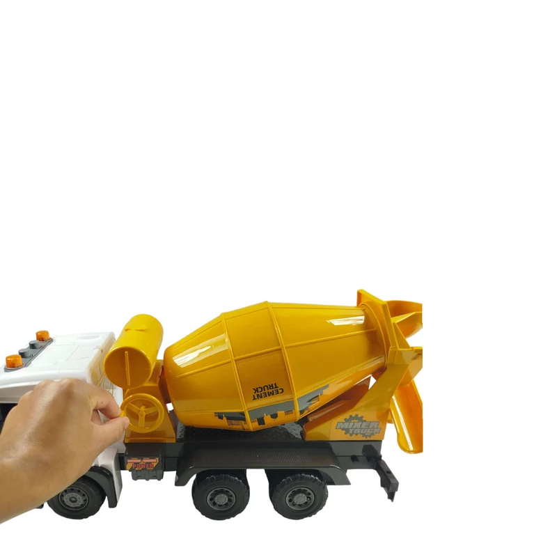 Scania LKW-Betonmischer Spielzeug mit Friktionsmotor, Licht und Sound