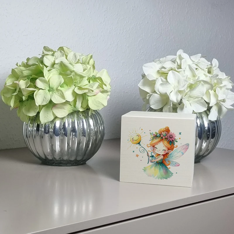 Bunte Fee Spardose