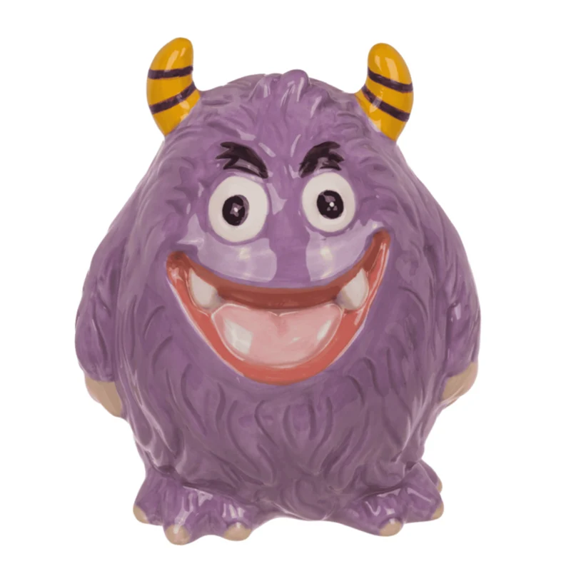 Lila Monster Spardose monstermäßiges Sparschwein