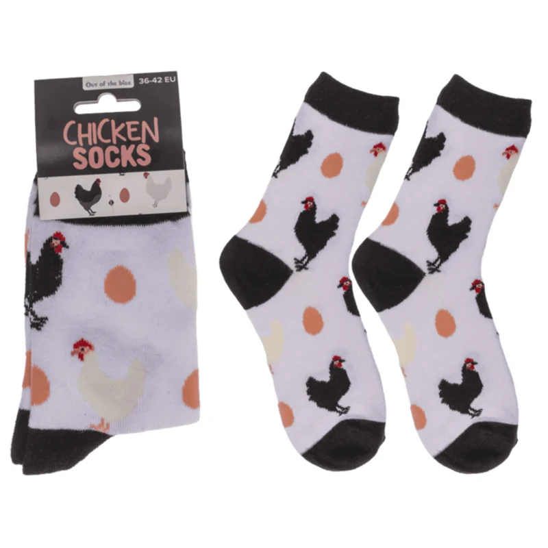 Hühner Socken in 36-42