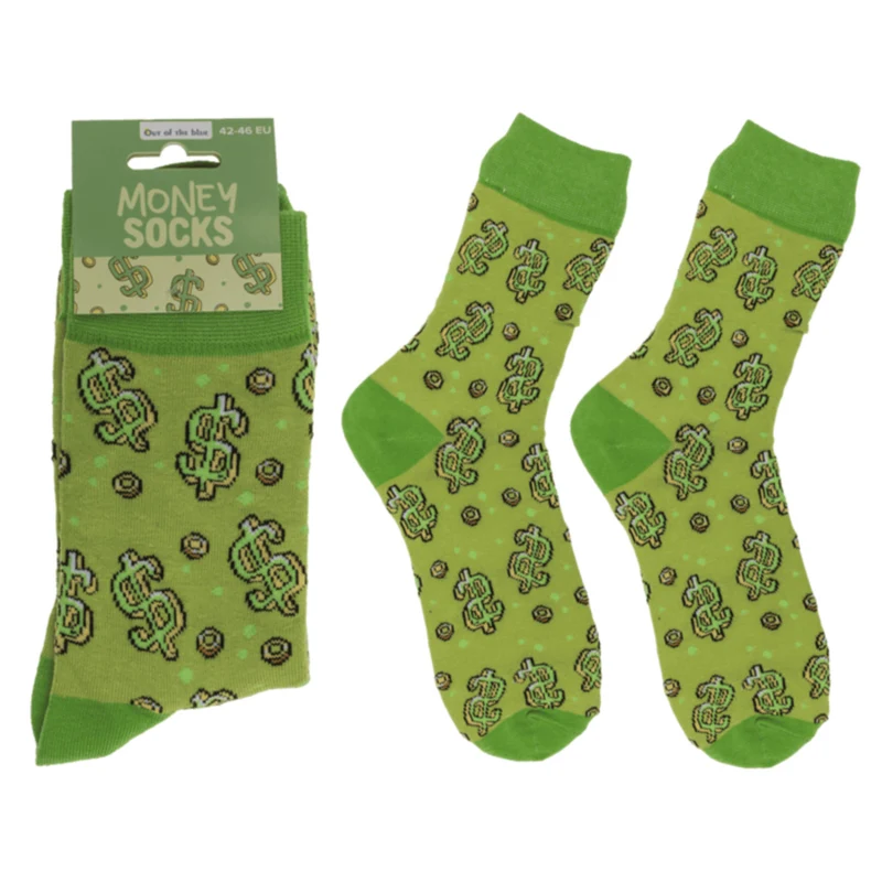 Dollarzeichen Geld Socken in 42-46
