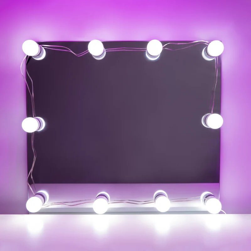 Vanity Lights für Spiegel - Hollywood Schminklicht
