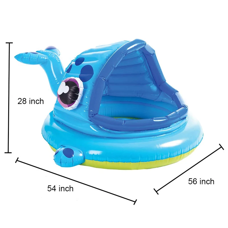 SLOOSH - 54in Whale Kiddie Pool