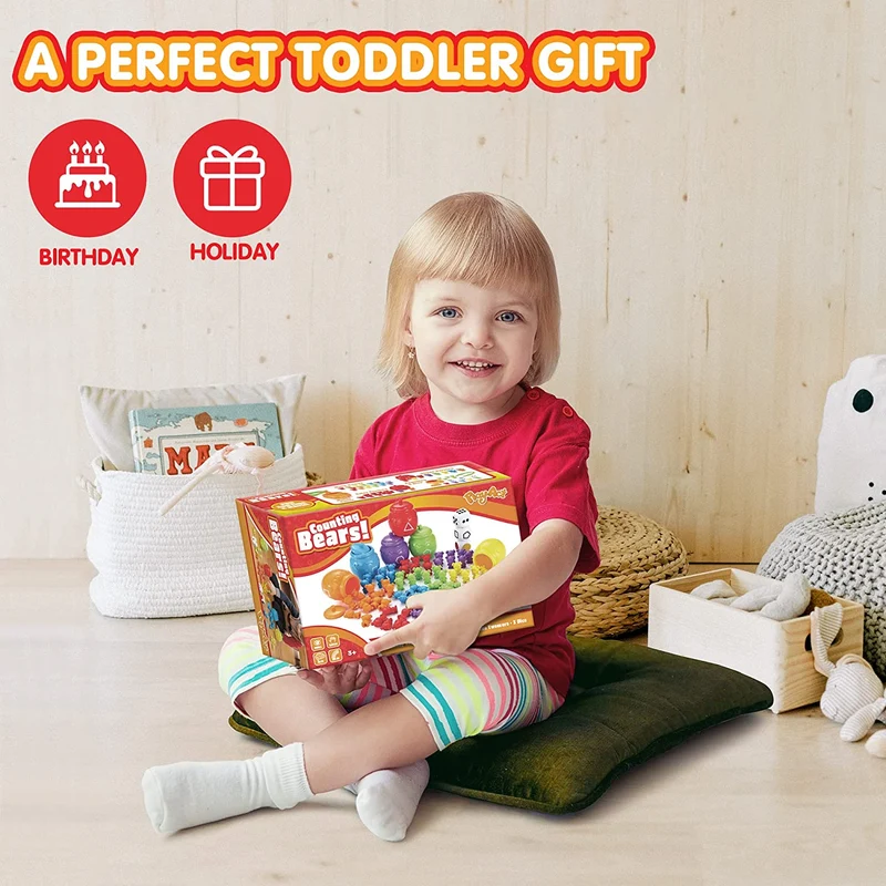 PLAY-ACT Counting and Sorting Bears Toy Set