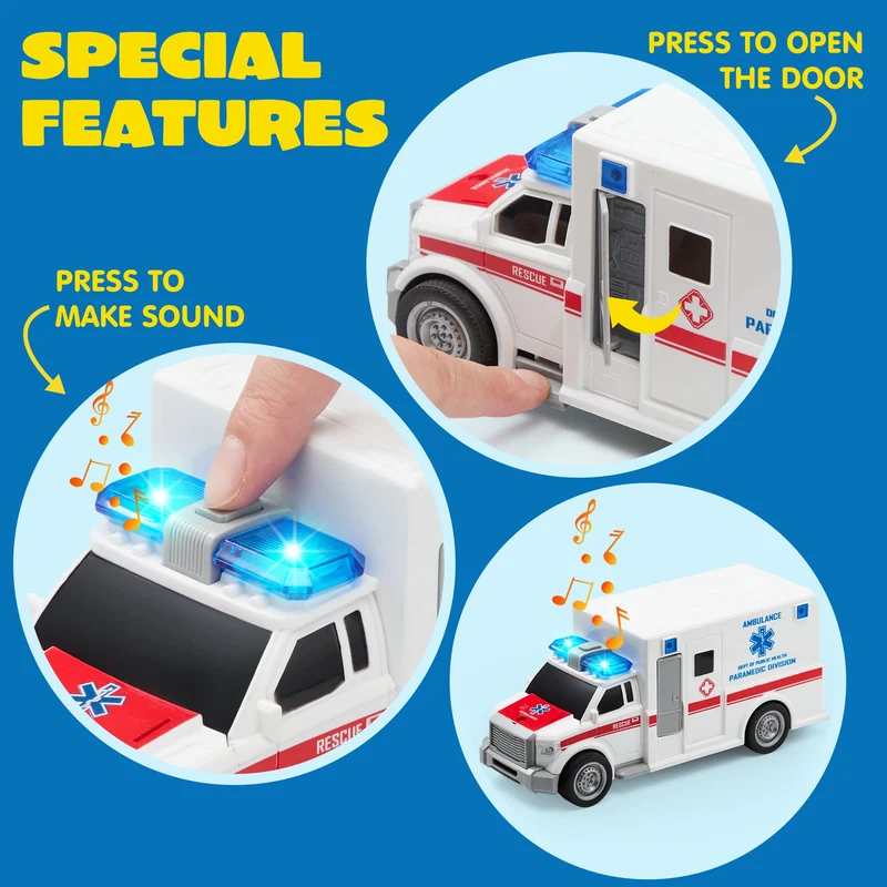 Friction Powered City Hero Play Set