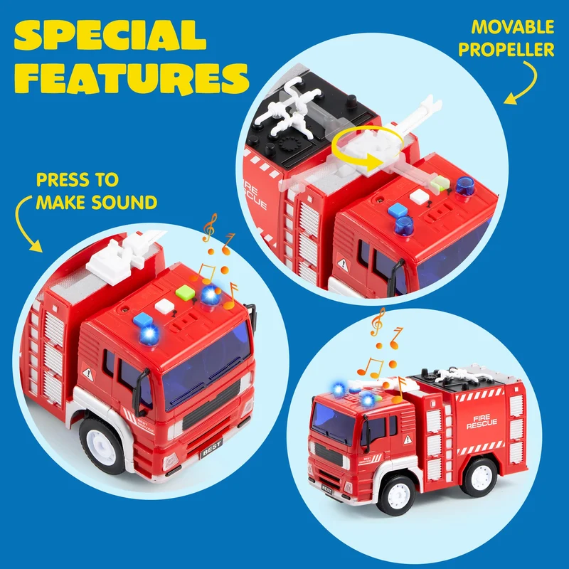 Friction Powered City Hero Play Set