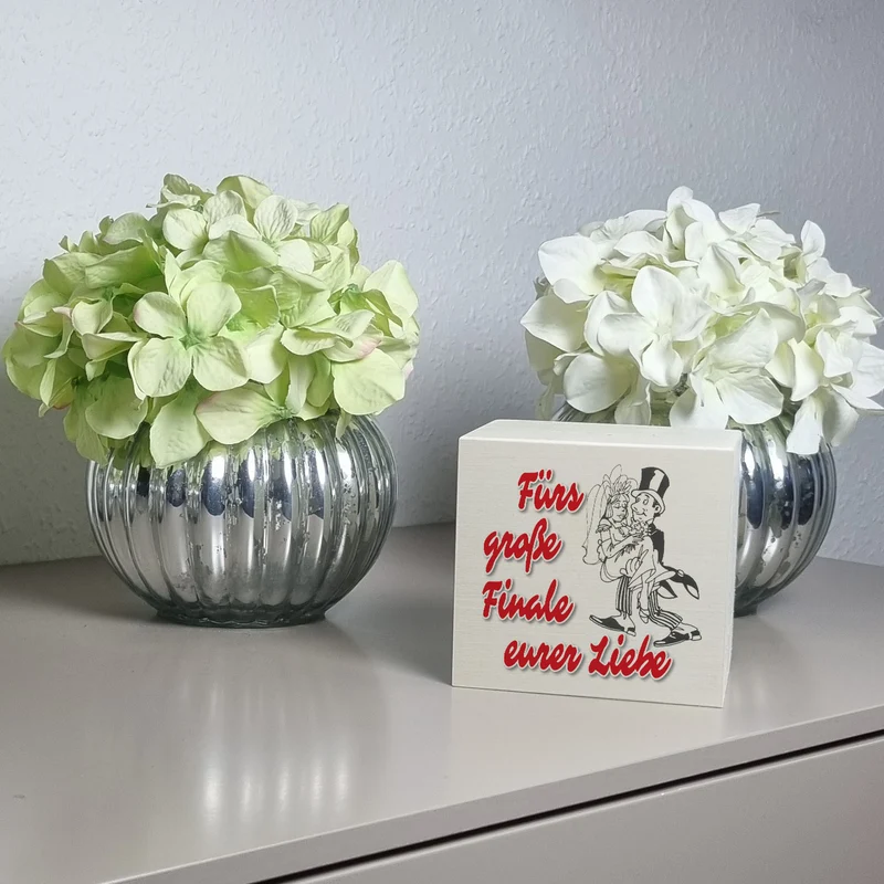 Ehepaar Spardose mit Spruch Fürs große Finale eurer Liebe